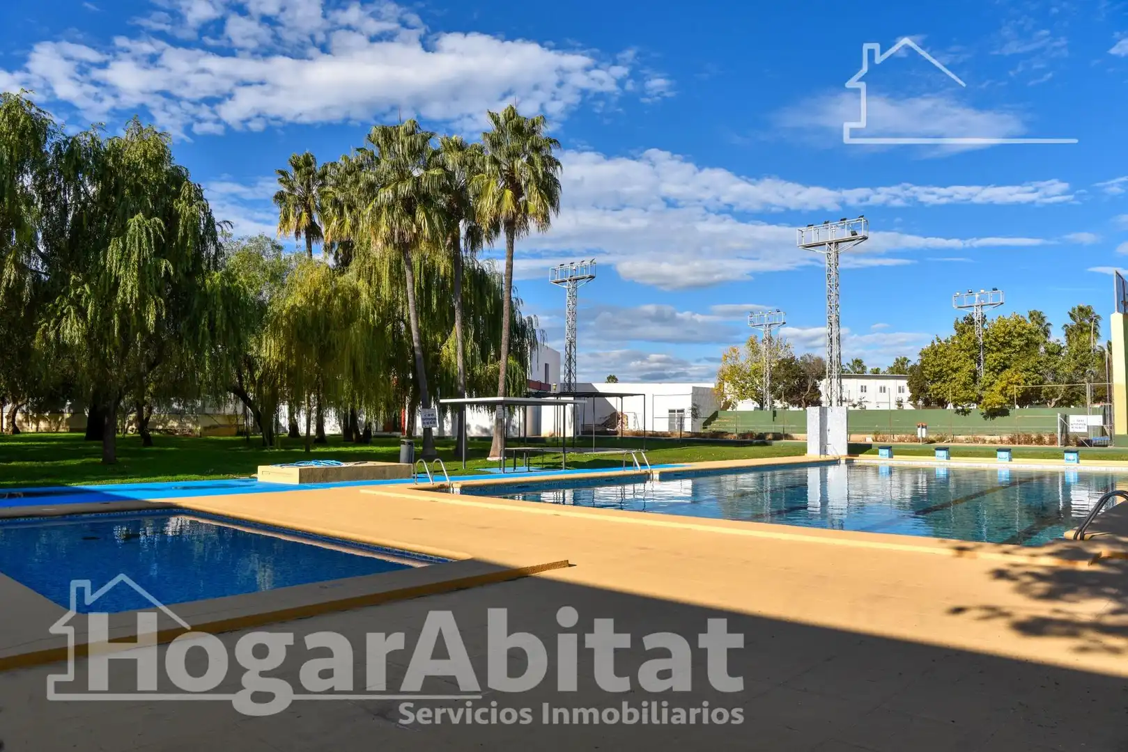 Swimming pool of Flat for sale in Els Poblets  with Air Conditioner and Furnished