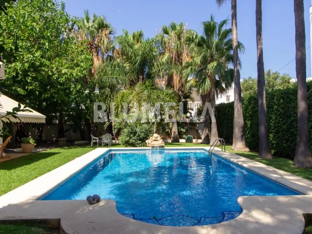 Jardí de Casa o xalet en venda en Dénia amb Aire condicionat, Jardí privat i Terrassa