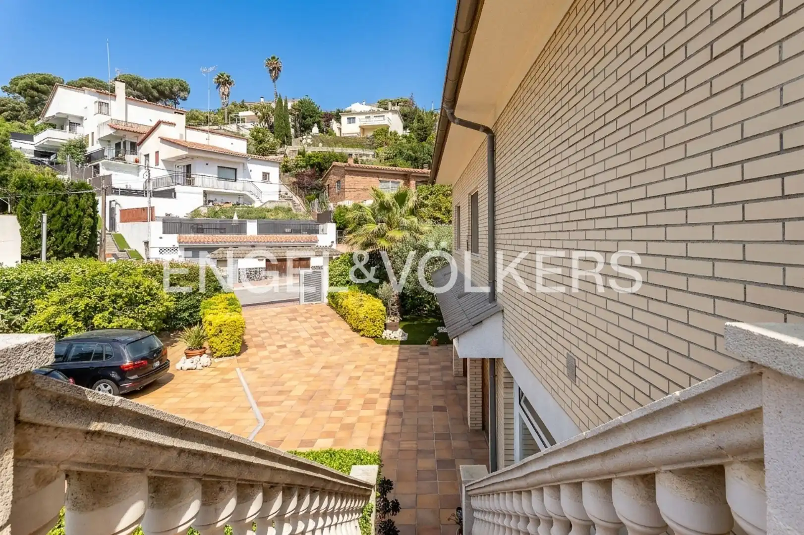 Exterior view of Houses for sale in Sant Cebrià de Vallalta  with Heating, Private garden and Balcony
