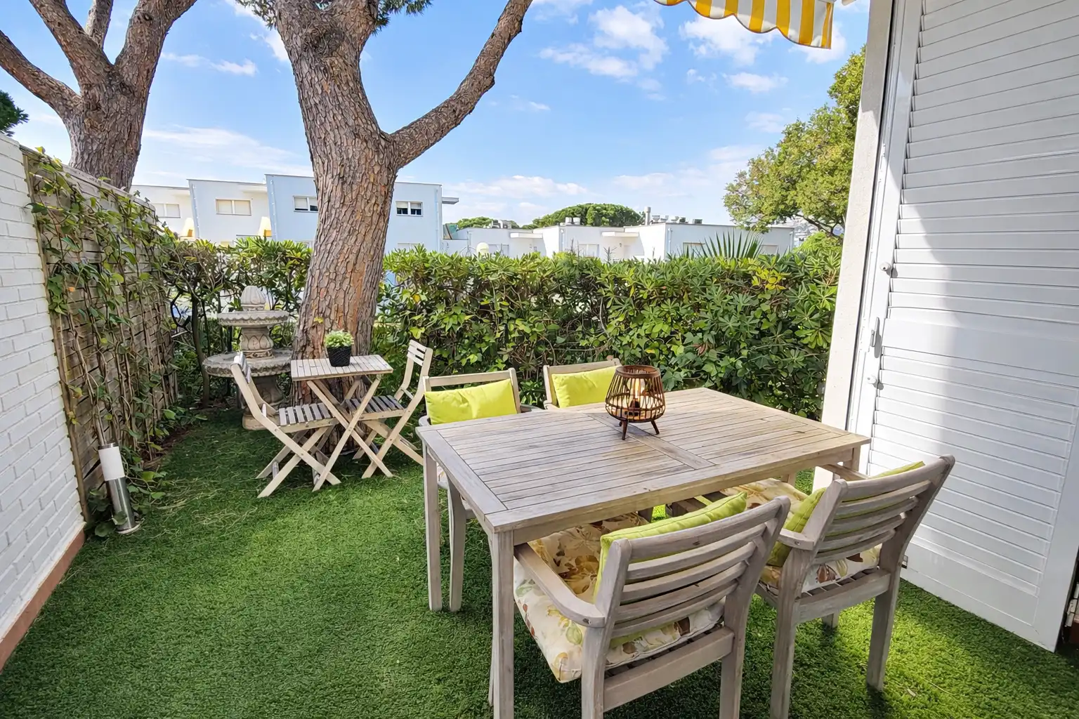 Terraza de Casa adosada en venta en Castell d'Aro, Platja d'Aro i s'Agaró con Aire acondicionado, Calefacción y Jardín privado