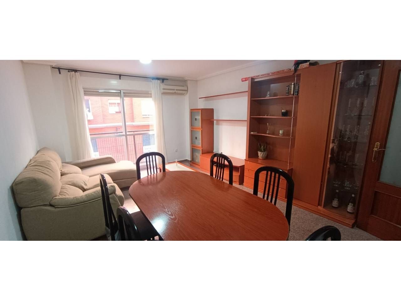 Bedroom of Flat to rent in Alcoy / Alcoi  with Air Conditioner, Furnished and Balcony