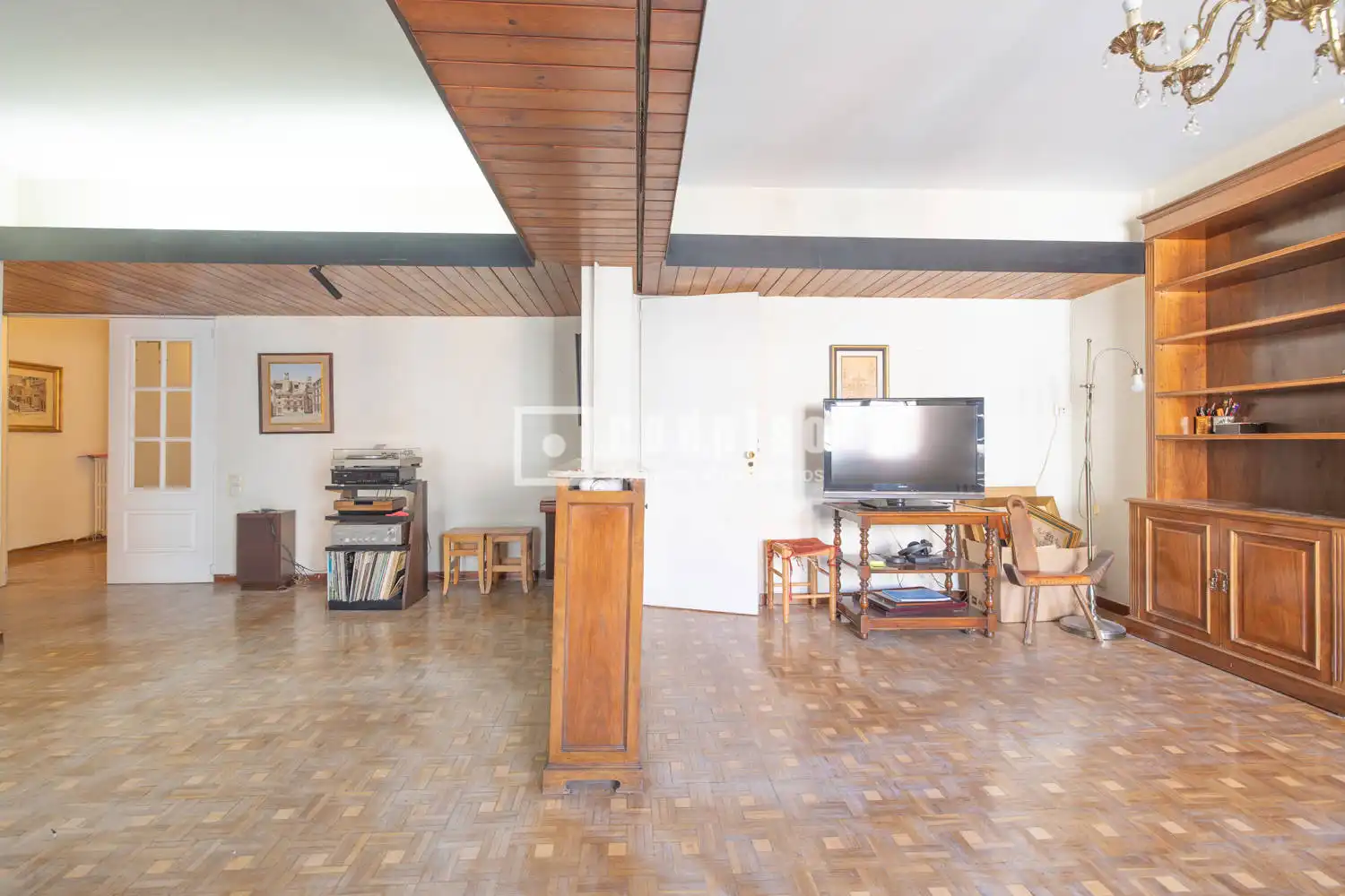 Wohnzimmer von Wohnung zum Verkauf in Madrid mit Klimaanlage, Heizung und Terrasse