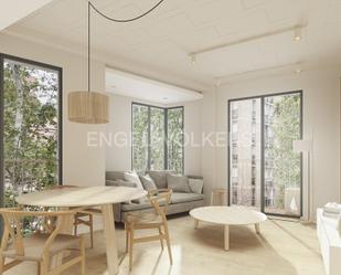 Living room of Apartment for sale in  Barcelona Capital  with Air Conditioner, Terrace and Balcony