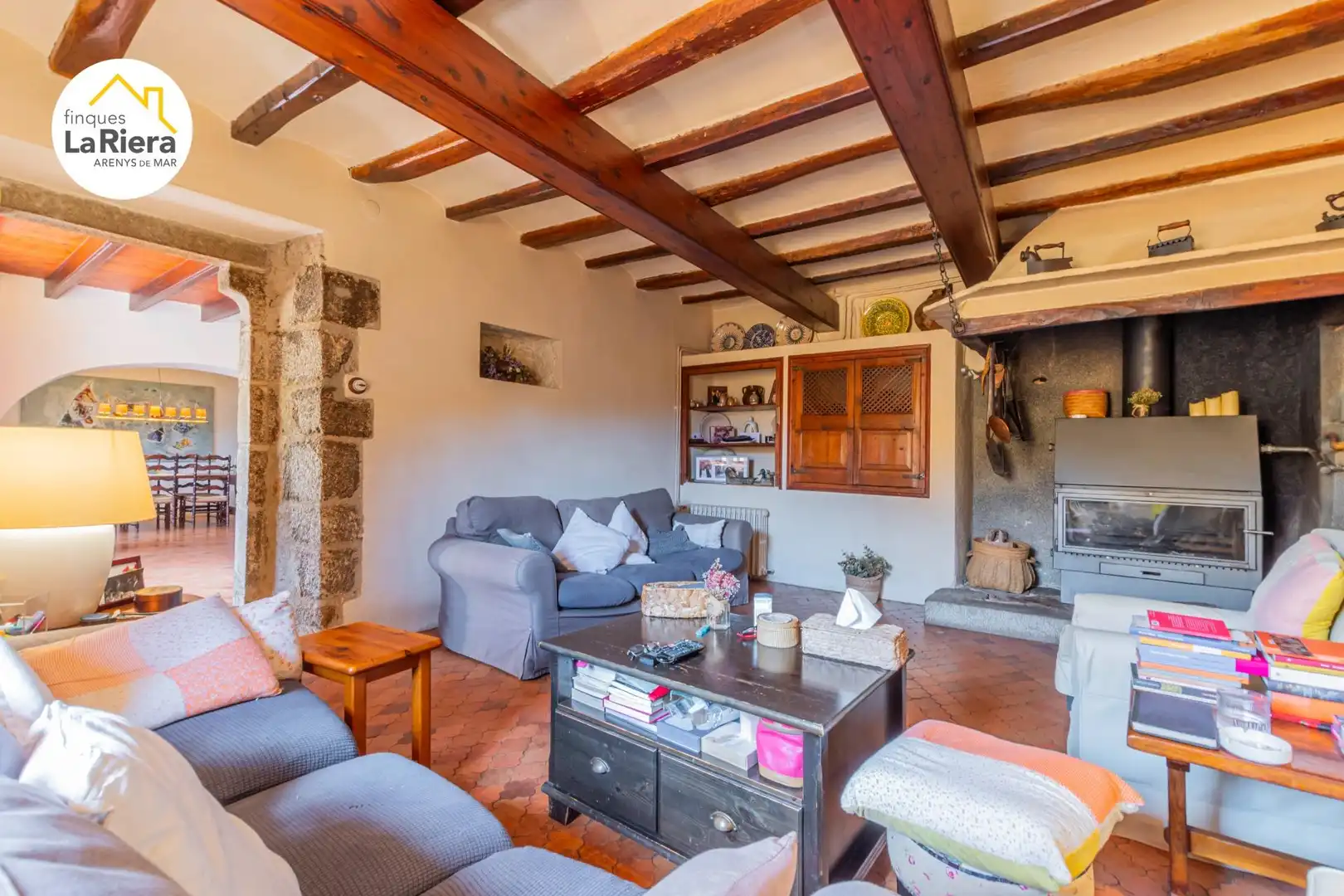 Living room of Houses for sale in Arenys de Munt  with Air Conditioner, Heating and Private garden