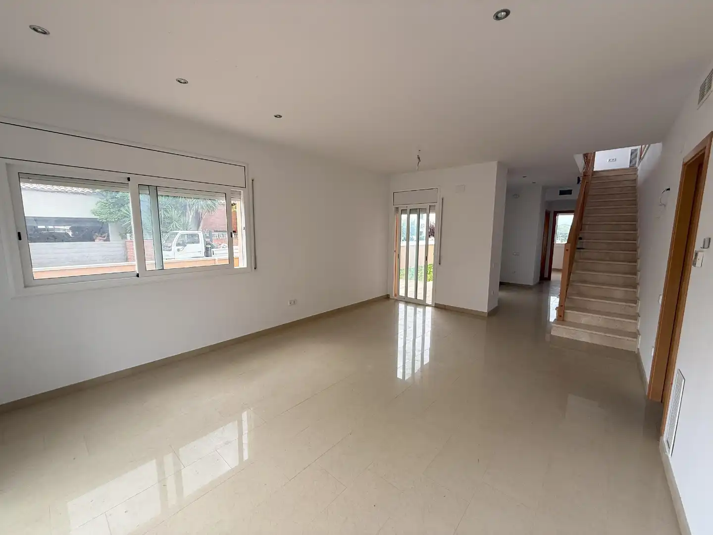 Living room of Houses for sale in Llorenç del Penedès  with Air Conditioner, Heating and Private garden