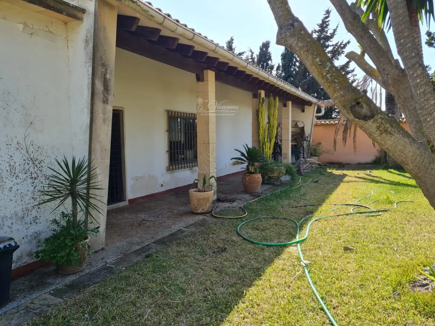 Jardín de Casa adosada en venta en Campos con Trastero y Piscina