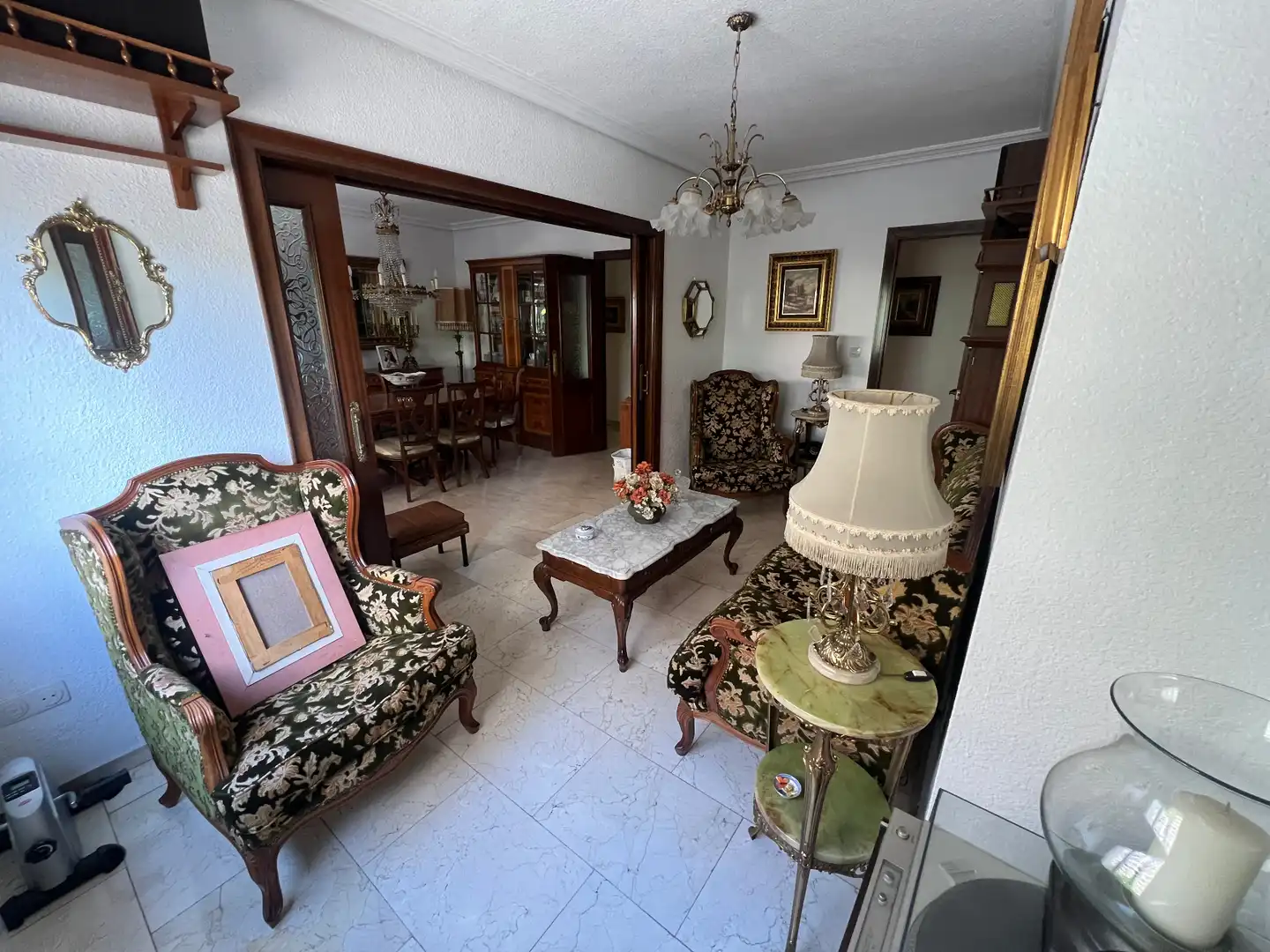 Living room of Flat for sale in Jaén  with Air Conditioner, Heating and Furnished