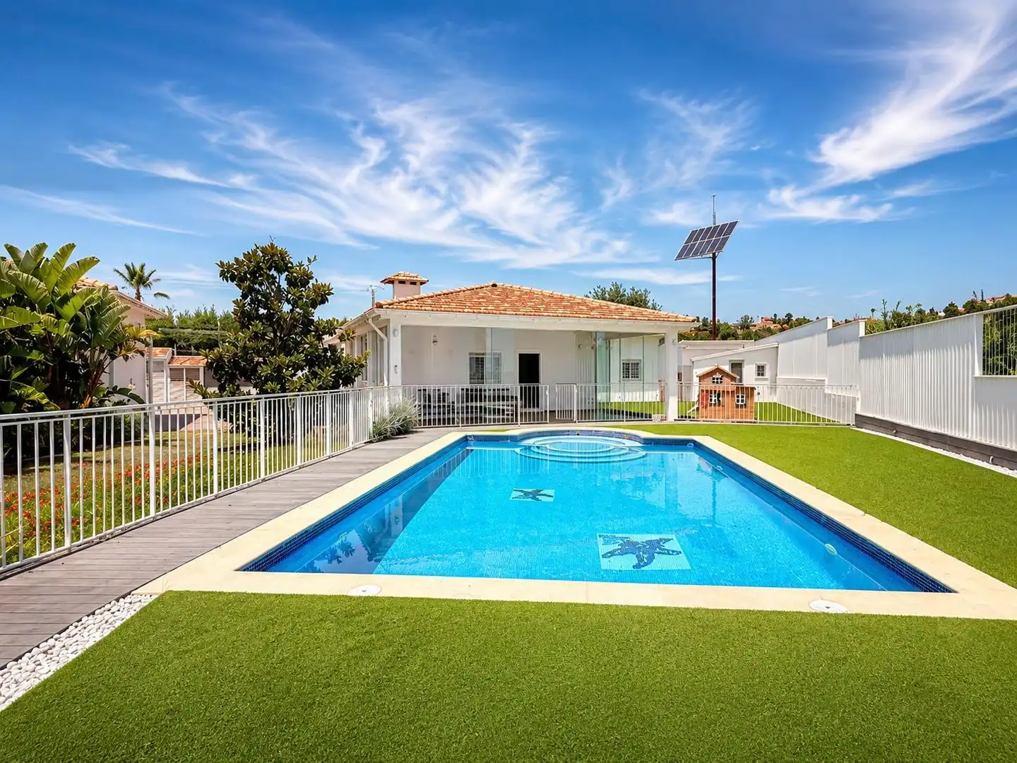 Piscina de Casa o xalet en venda en Carlet amb Aire condicionat, Calefacció i Jardí privat