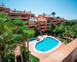 Exterior view of Flat to rent in Marbella  with Air Conditioner, Terrace and Swimming Pool