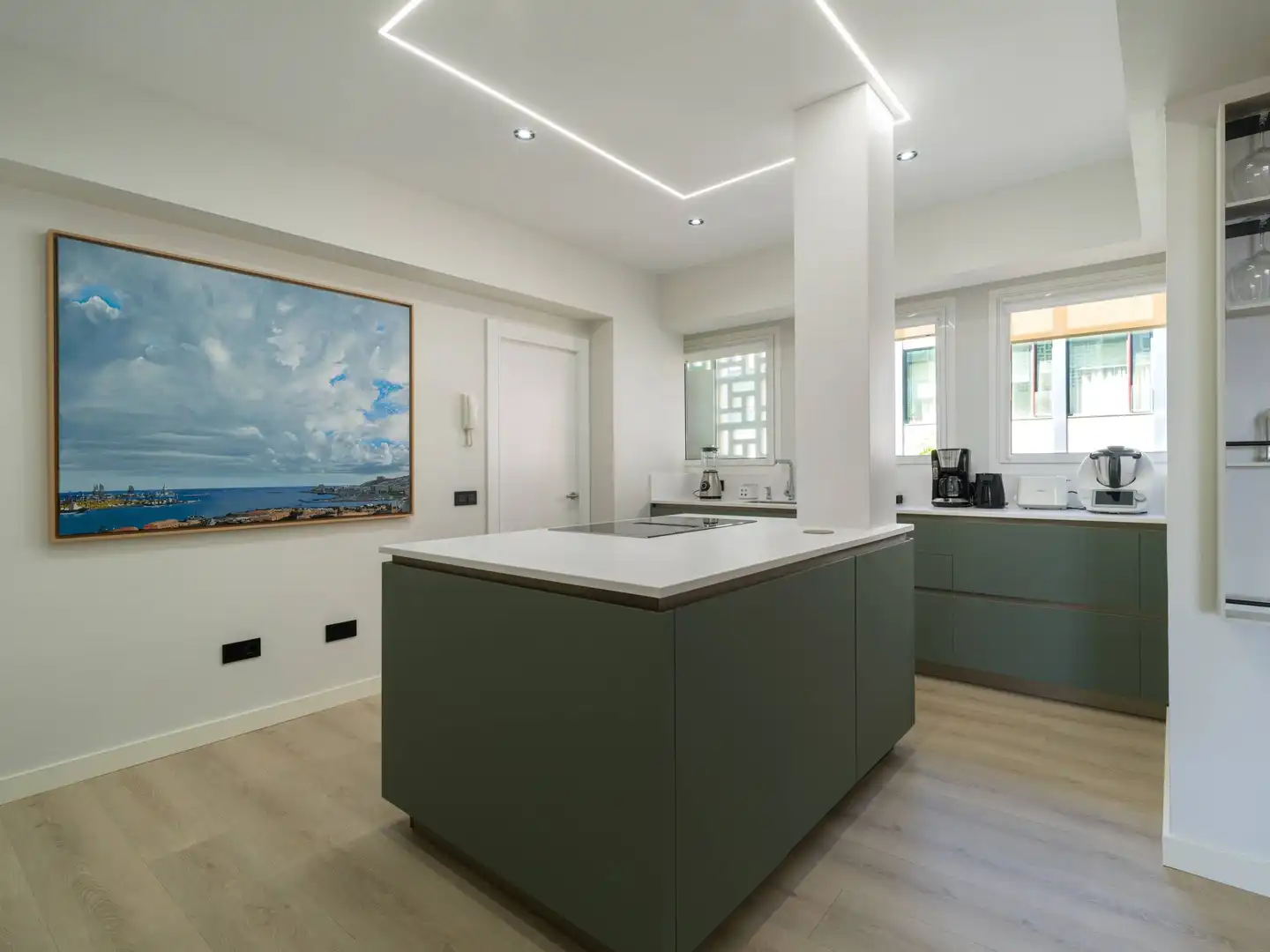 Kitchen of Flat for sale in Las Palmas de Gran Canaria  with Air Conditioner, Heating and Terrace