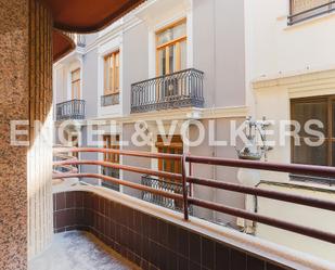 Balcony of Flat to rent in  Valencia Capital  with Air Conditioner and Balcony