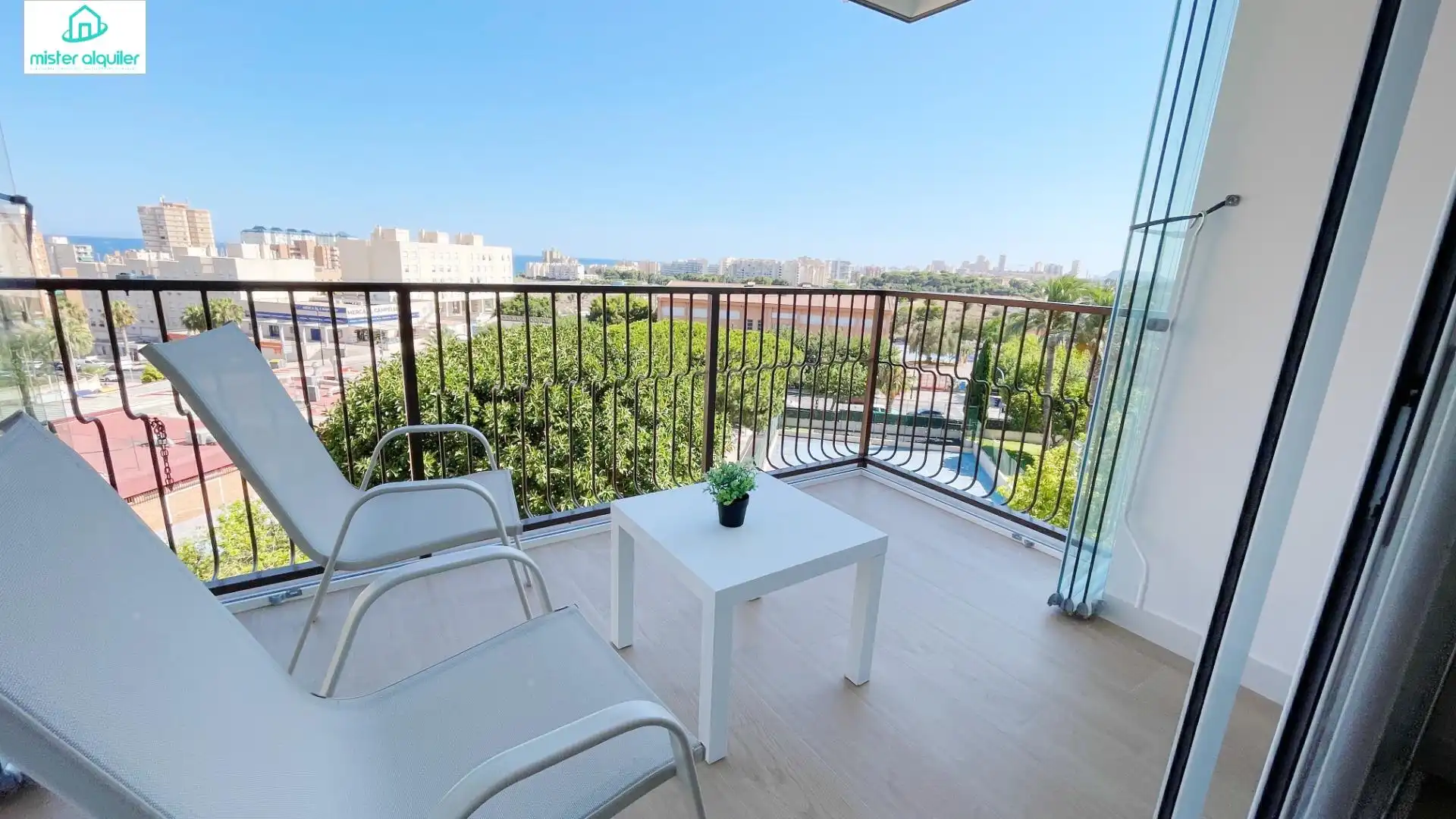 Balcony of Apartments for rent in El Campello  with Air Conditioner, Heating and Terrace