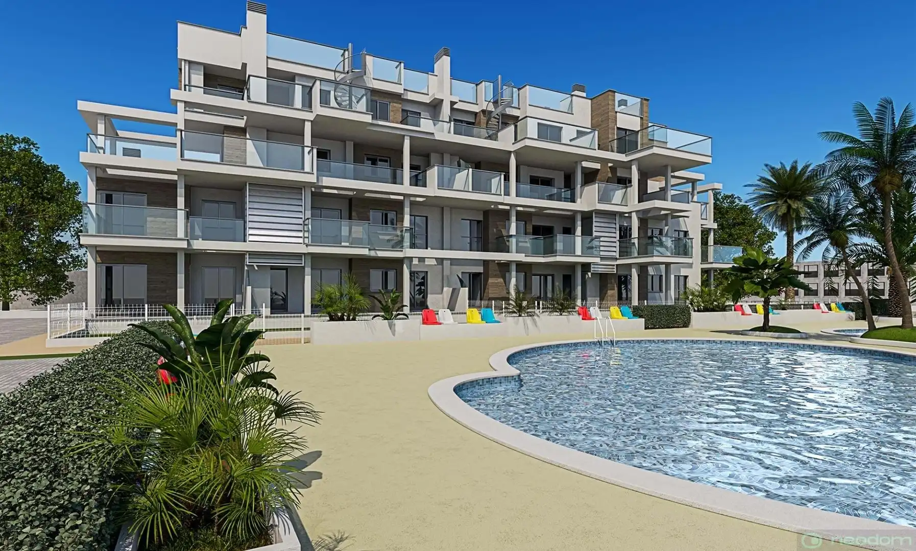 Piscina de Pis en venda en Dénia amb Terrassa
