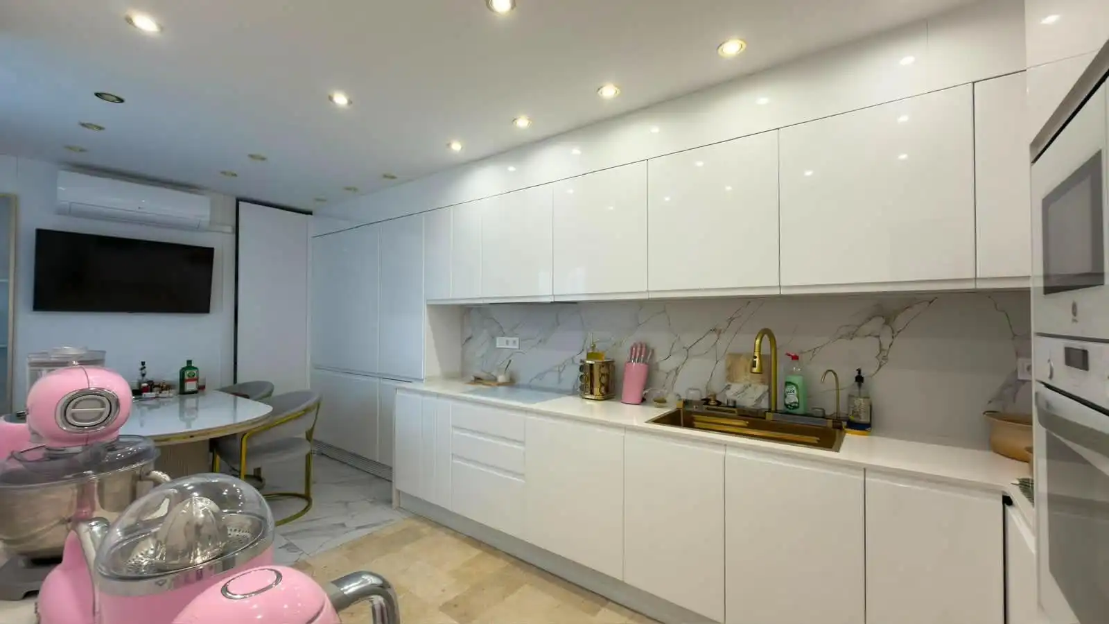 Kitchen of Detached homes for sale in Sant Joan d'Alacant  with Air Conditioner, Terrace and Alarm