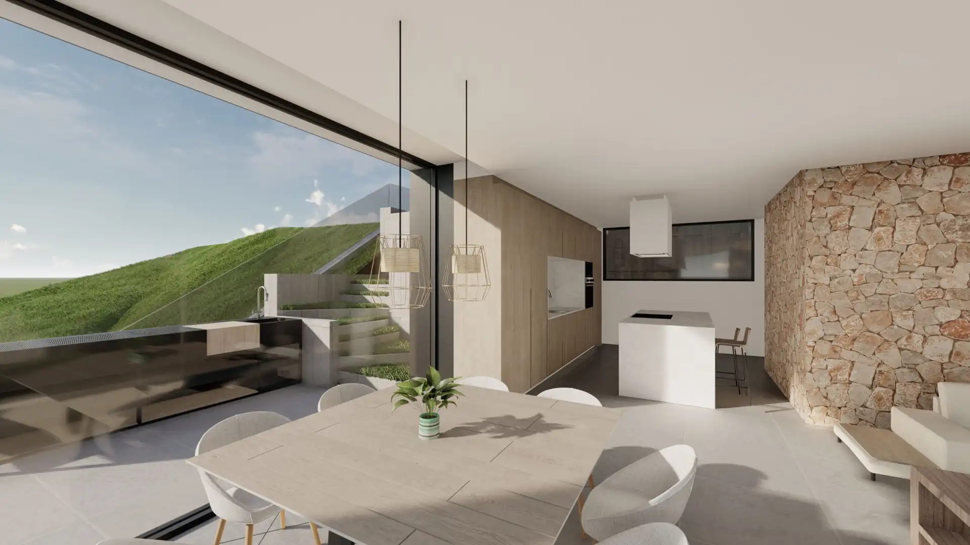 Kitchen of Houses for sale in Sant Feliu de Guíxols  with Air Conditioner, Heating and Terrace