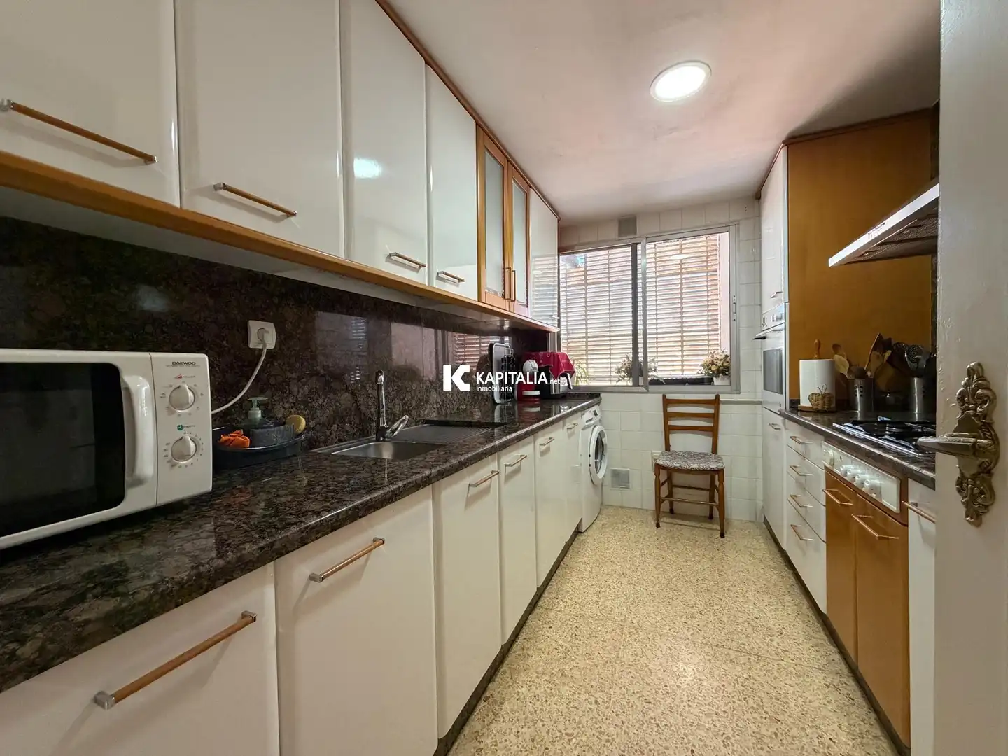 Kitchen of Flat for sale in Ontinyent  with Air Conditioner, Heating and Balcony