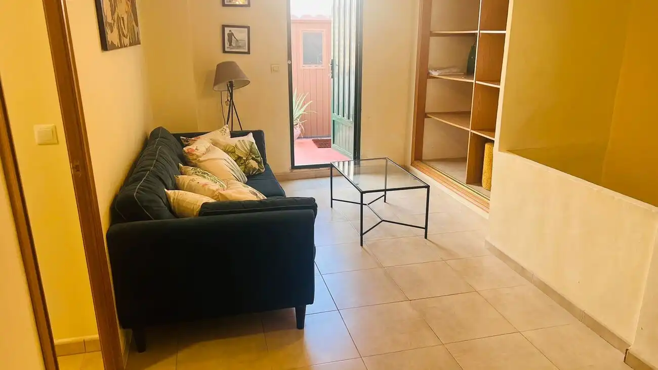 Sala de estar de Casa adosada en venta en Gandia