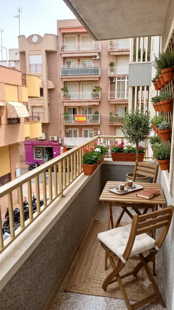 Terraza de Piso en venta en Santa Pola con Aire acondicionado, Amueblado y Balcón