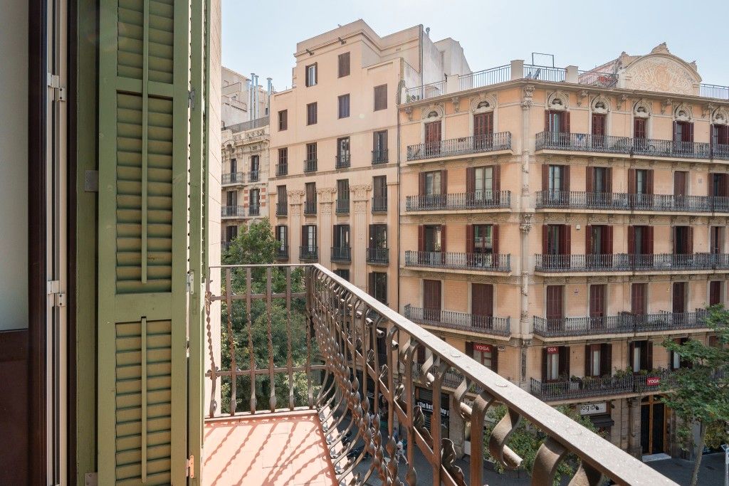 Balcony of Apartment for sale in  Barcelona Capital  with Air Conditioner, Parquet flooring and Balcony