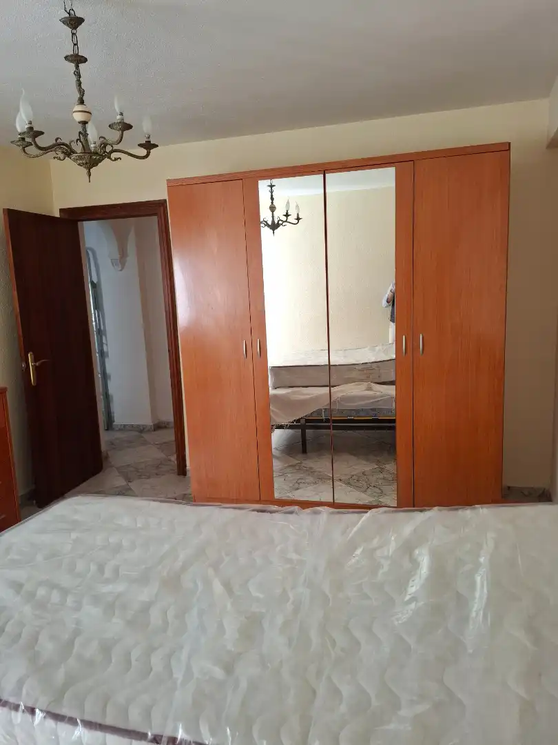 Bedroom of Flat for sale in Sevilla  with Air Conditioner, Terrace and Furnished