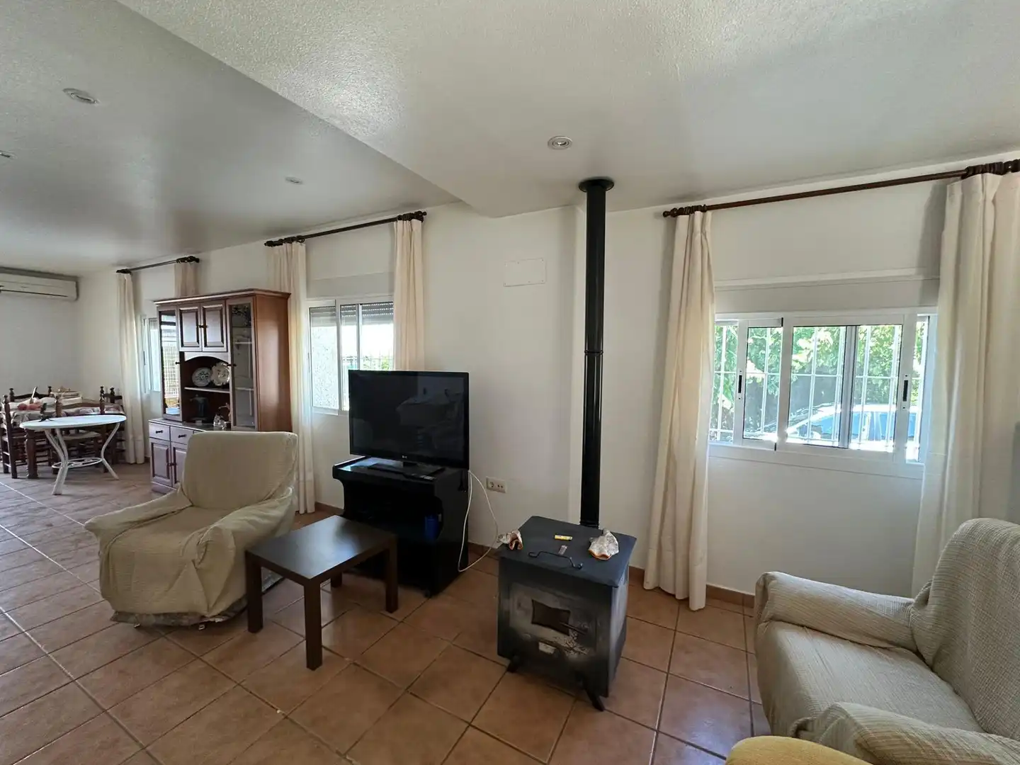 Sala de estar de Casa o chalet en venta en Lorca con Aire acondicionado, Terraza y Trastero