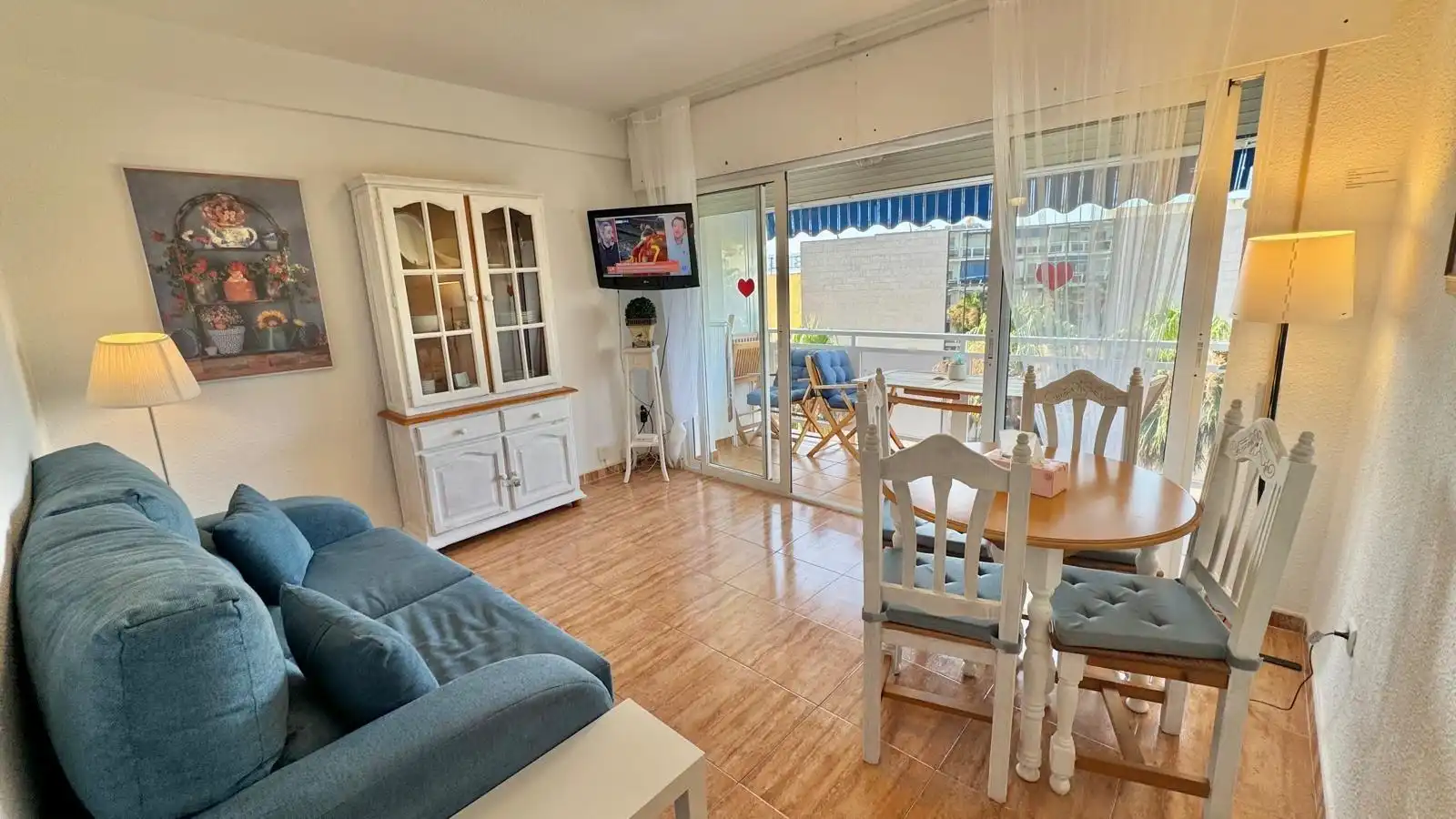 Sala de estar de Apartamento en venta en Torremolinos con Aire acondicionado, Calefacción y Terraza