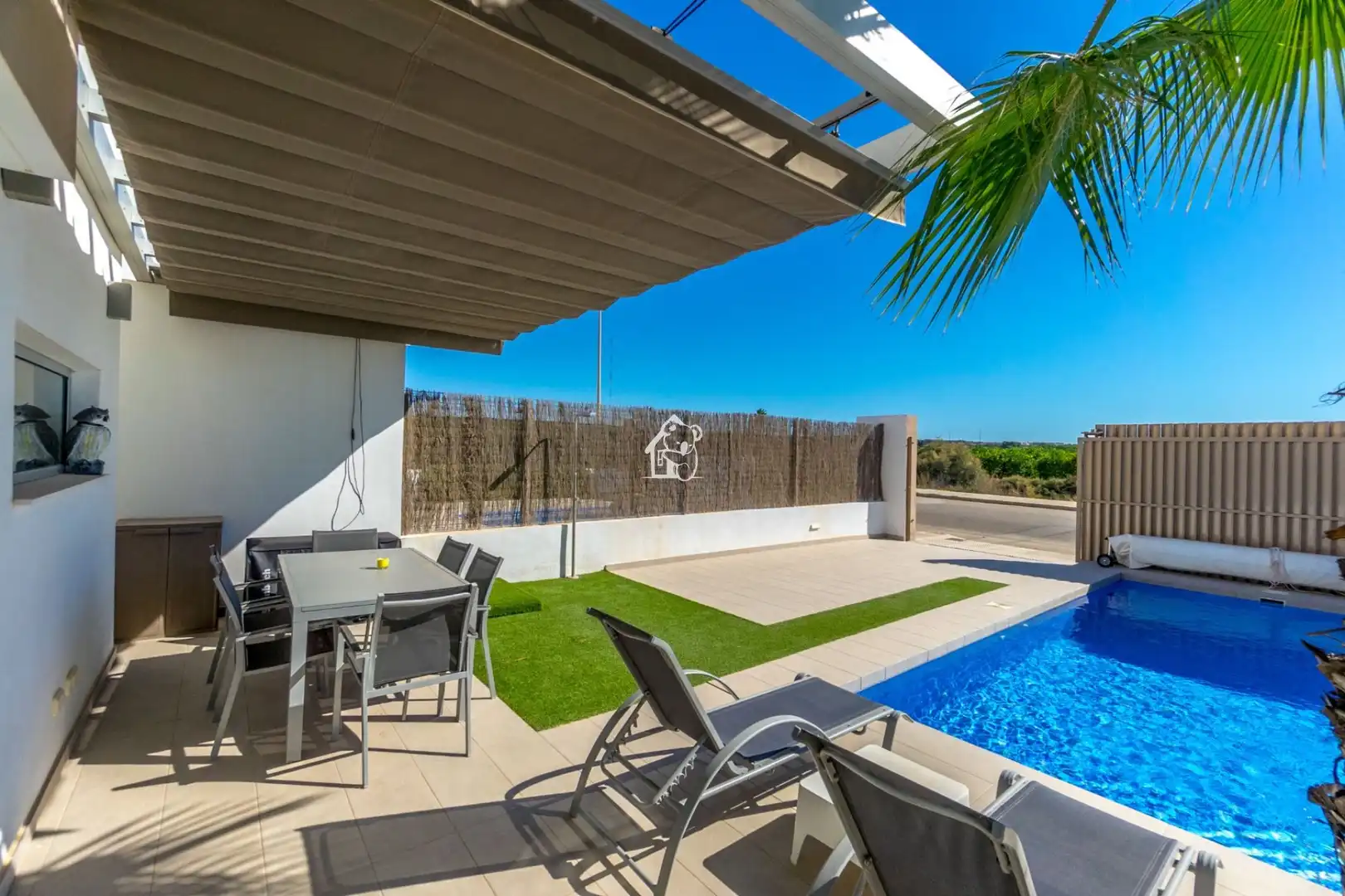 Terraza de Casa o chalet de alquiler en Guardamar del Segura con Aire acondicionado, Jardín privado y Terraza