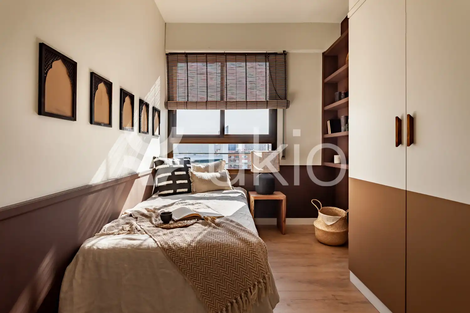 Bedroom of Apartments for rent in Barcelona  with Air Conditioner, Heating and Terrace