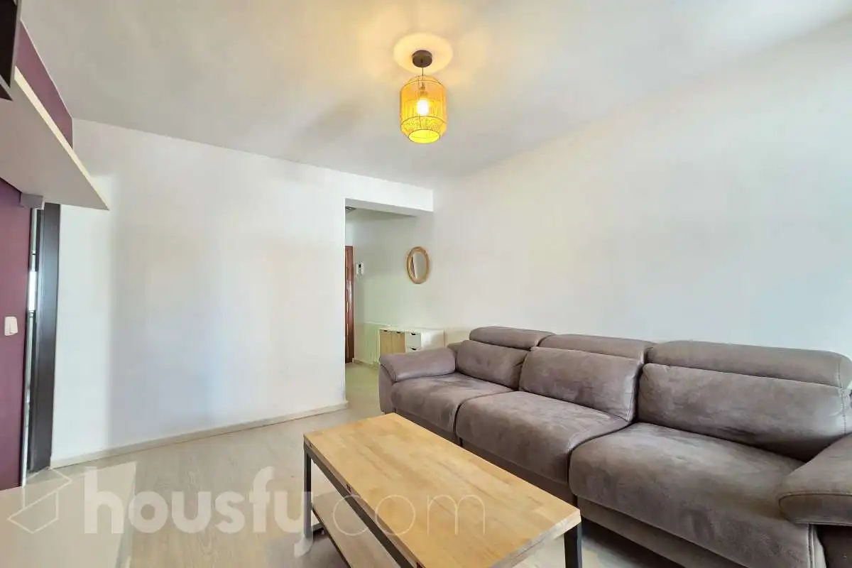 Wohnzimmer von Wohnung zur Miete in Madrid mit Klimaanlage, Heizung und Möbliert