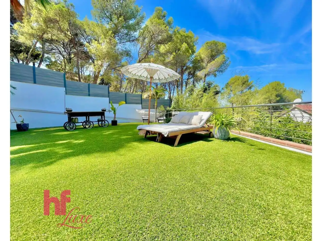 Jardín de Casa o chalet en venta en Blanes con Aire acondicionado, Calefacción y Jardín privado