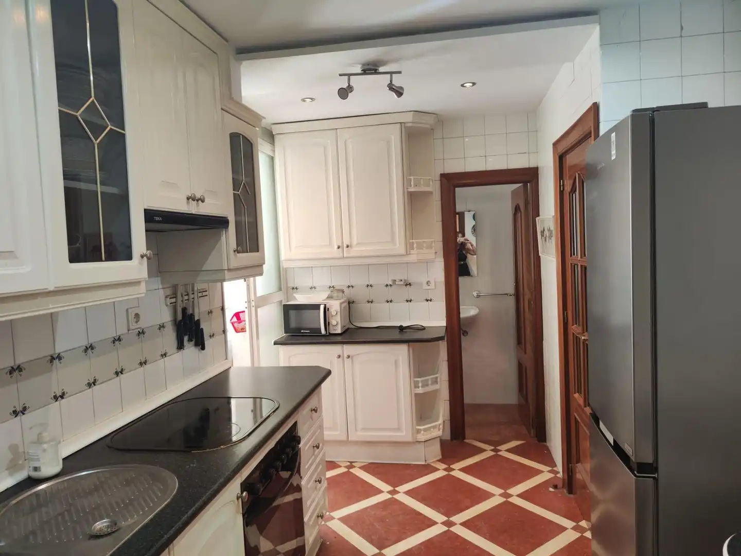 Kitchen of Flat for rent in Granada  with Terrace and Balcony
