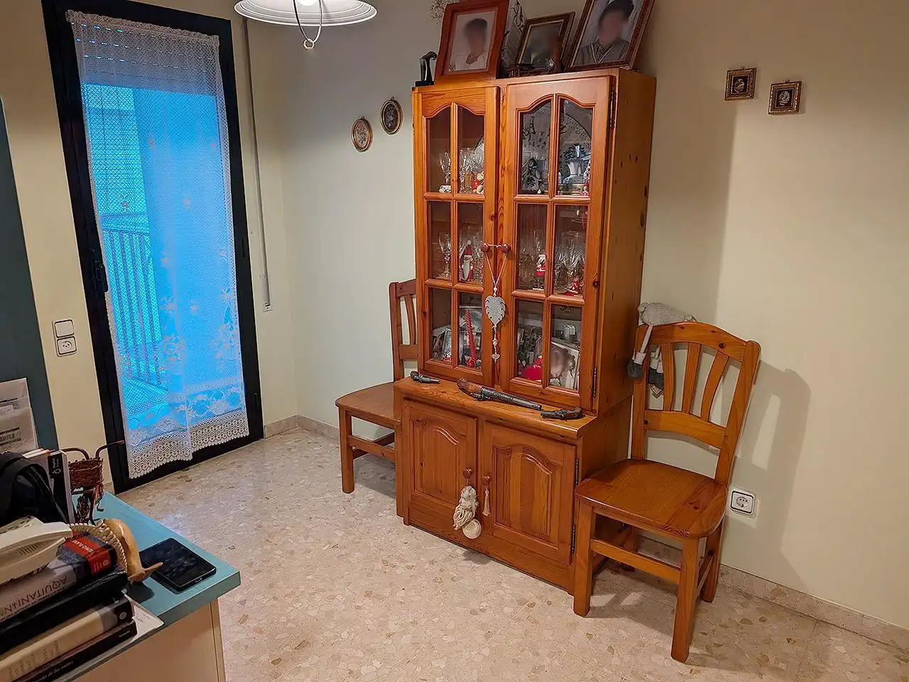 Sala de estar de Piso en venta en Amposta con Calefacción, Amueblado y Balcón