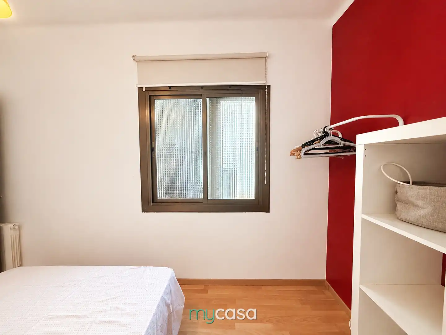 Schlafzimmer von Wohnung zum Verkauf in Barcelona mit Klimaanlage, Heizung und Parkett