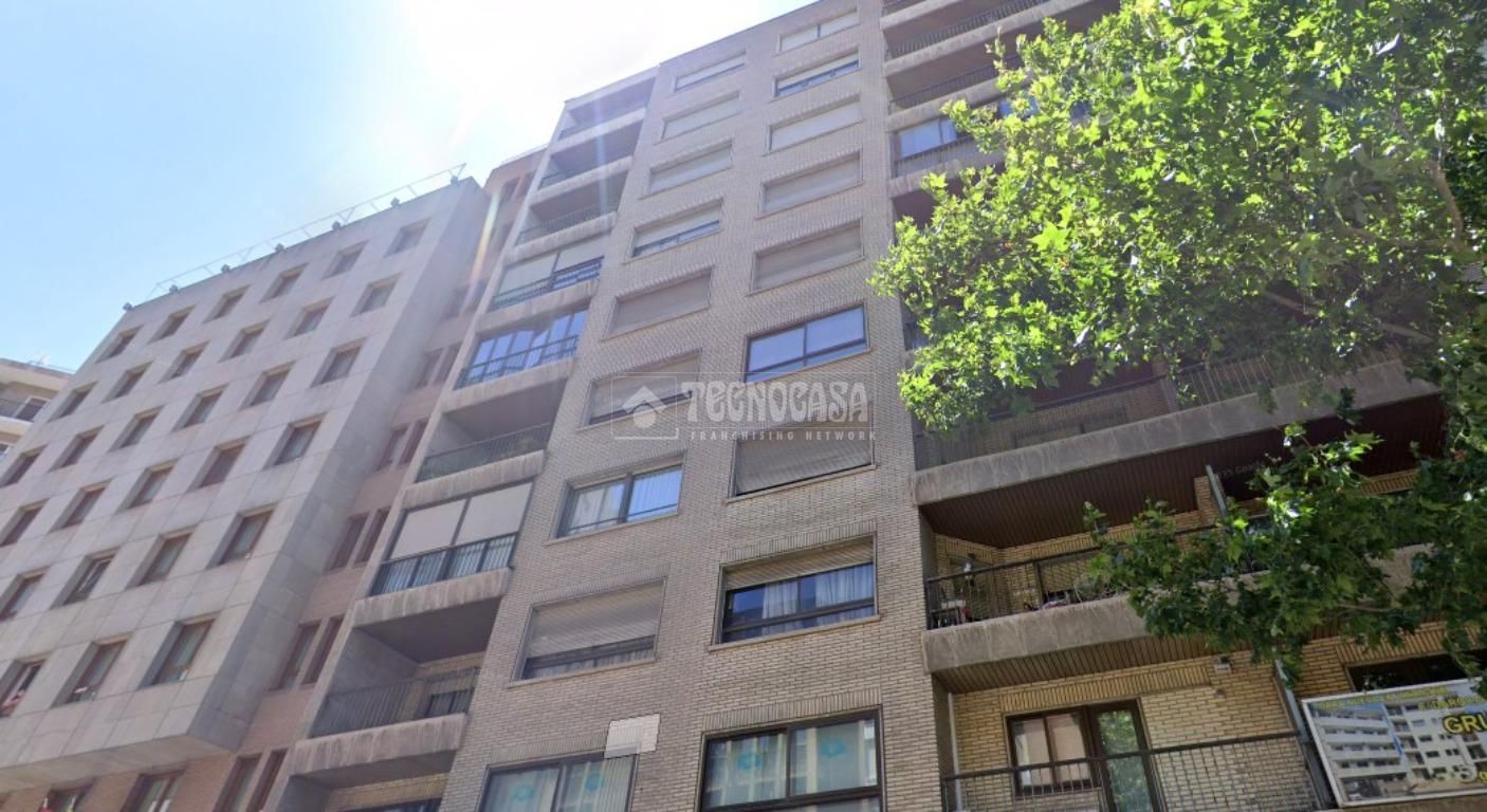Exterior view of Flat for sale in  Zaragoza Capital  with Air Conditioner, Parquet flooring and Terrace