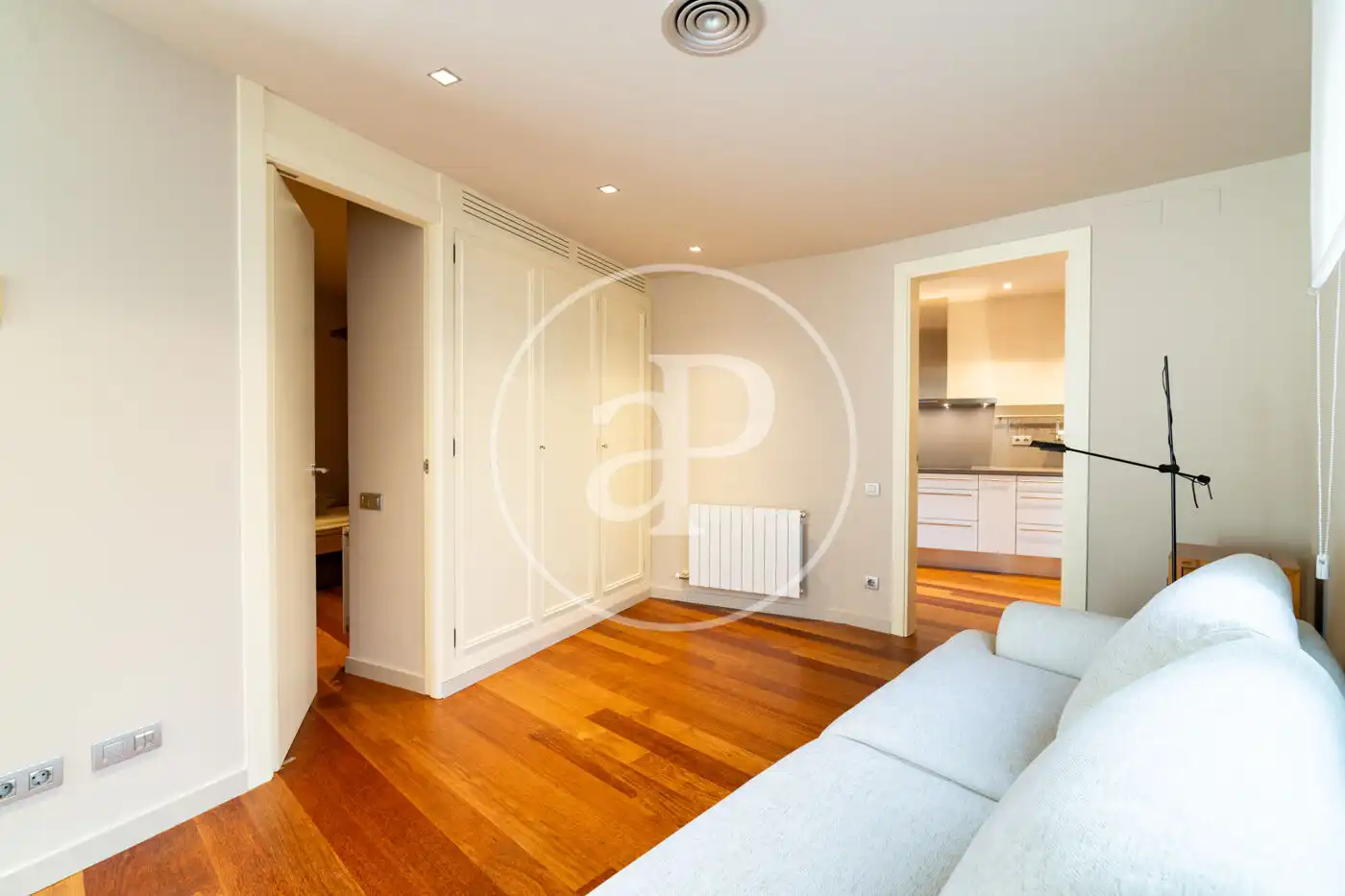 Sala de estar de Piso de alquiler en Barcelona con Aire acondicionado, Calefacción y Terraza