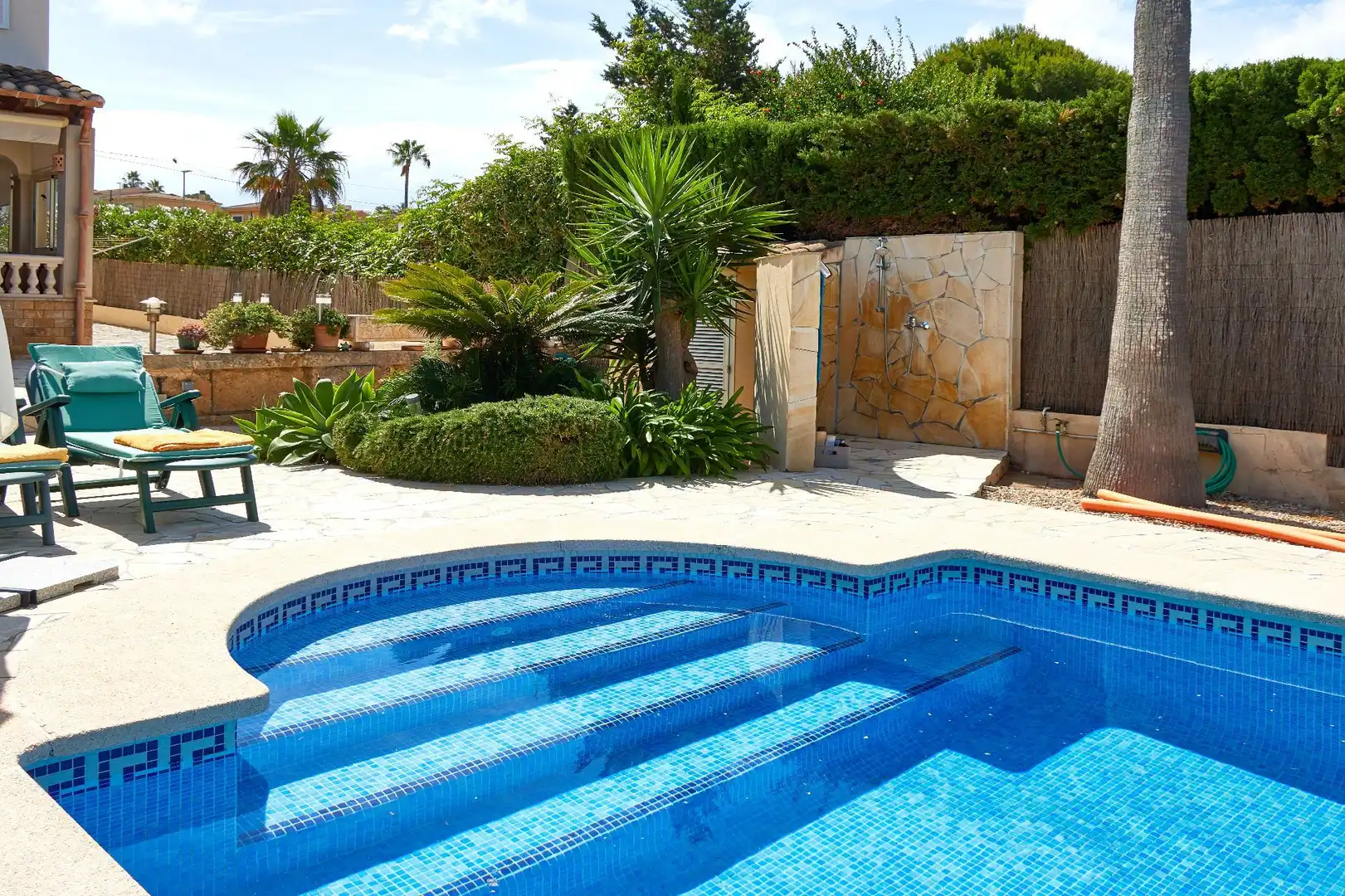Swimming pool of Detached homes for sale in Llucmajor  with Air Conditioner, Heating and Private garden