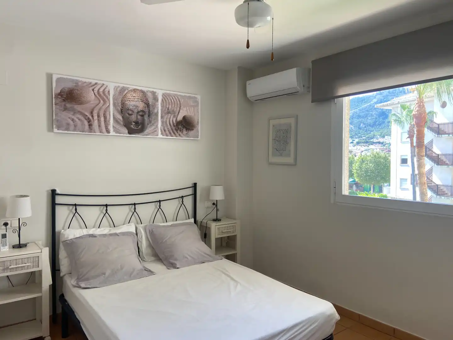 Habitación de Apartamento de alquiler en L'Alfàs del Pi con Aire acondicionado, Calefacción y Terraza