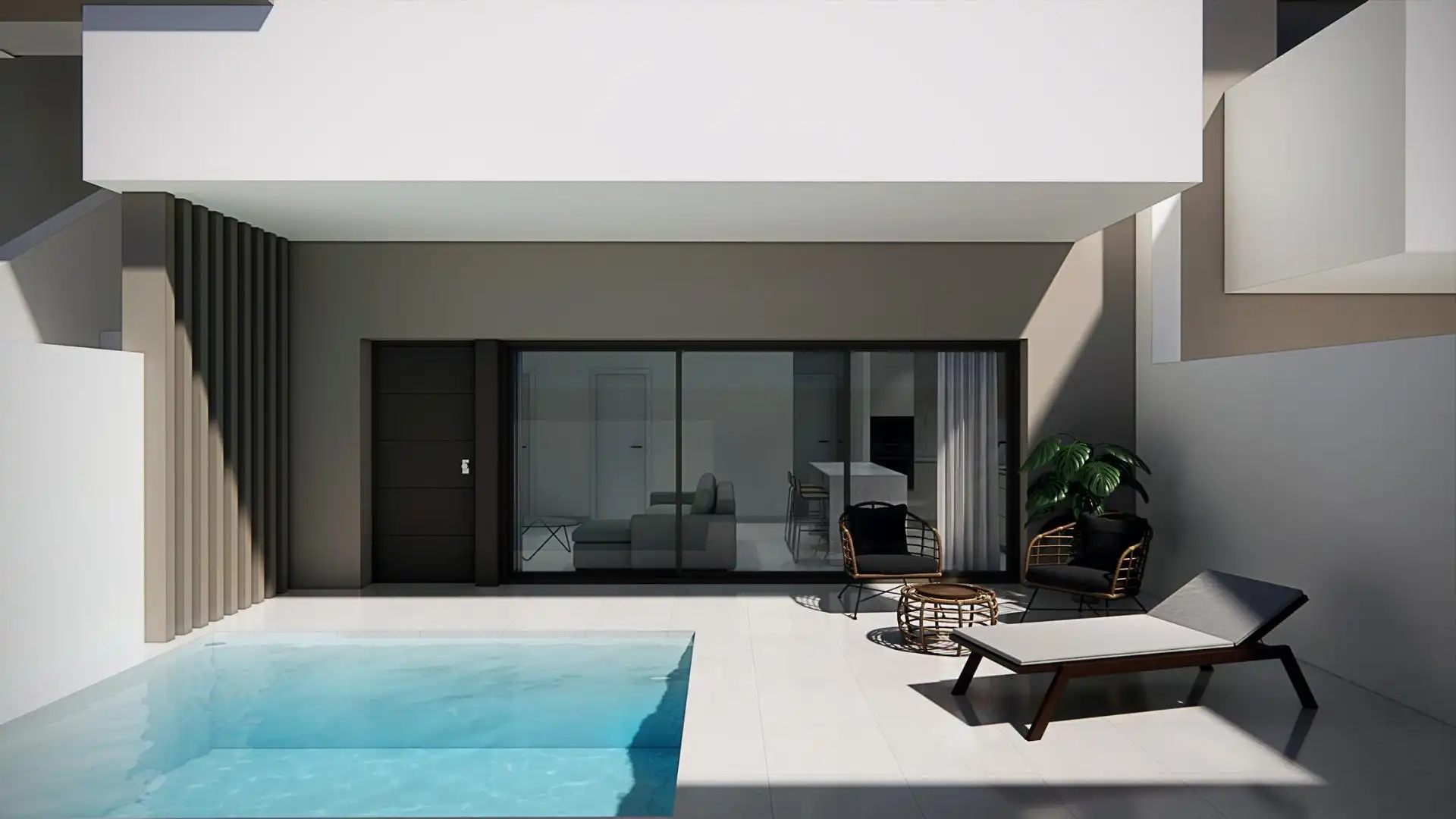 Piscina de Casa o xalet en venda en Pilar de la Horadada amb Jardí privat, Terrassa i Piscina