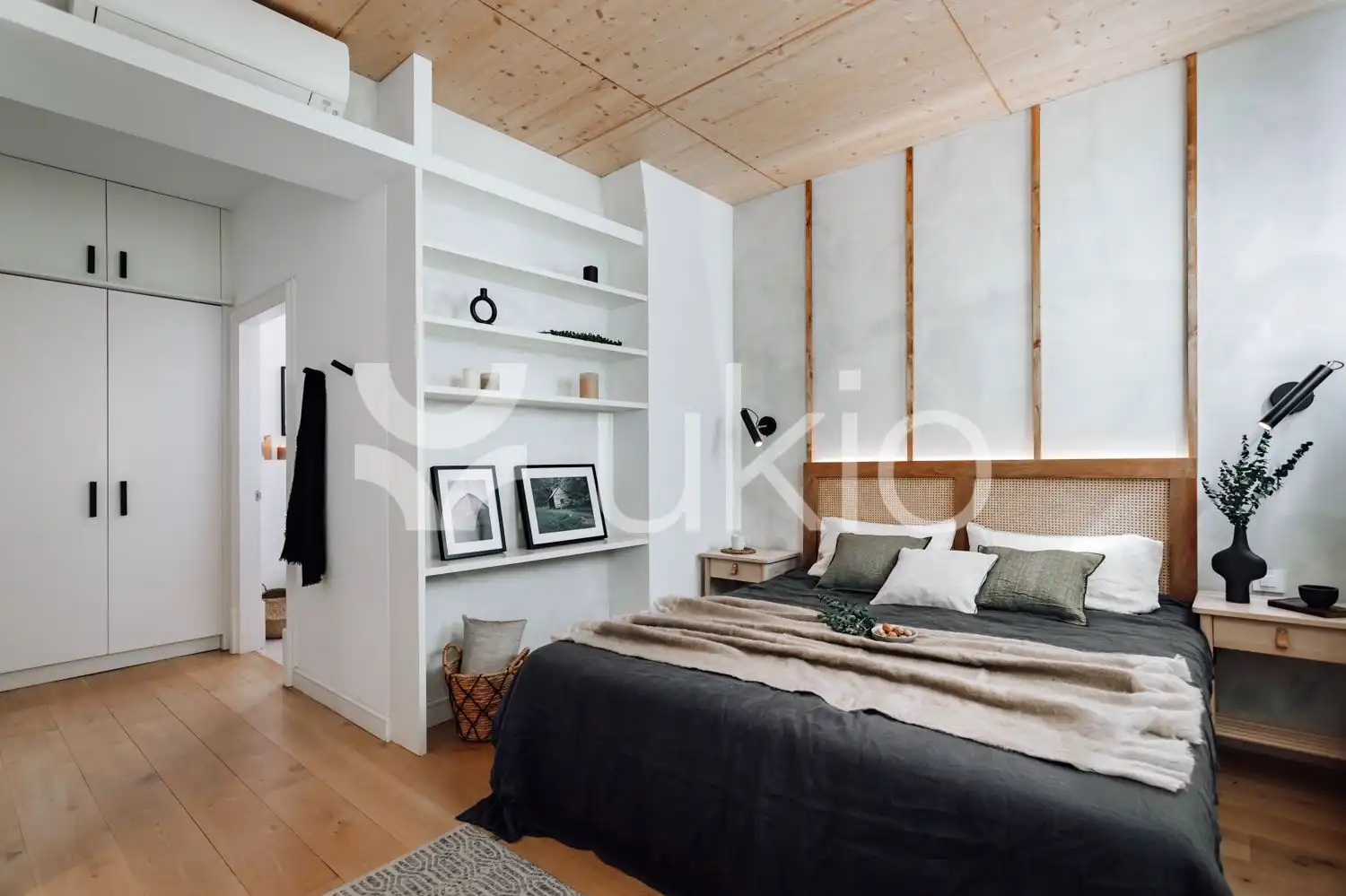 Habitación de Apartamento de alquiler en Barcelona con Aire acondicionado, Calefacción y Terraza