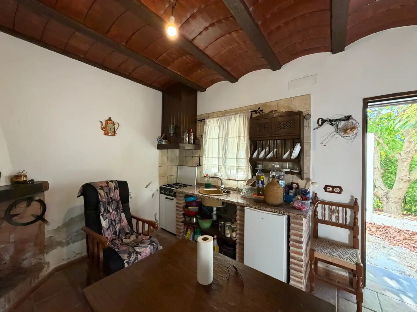 Cocina de Finca rústica en venta en Yunquera con Jardín privado, Piscina y Amueblado