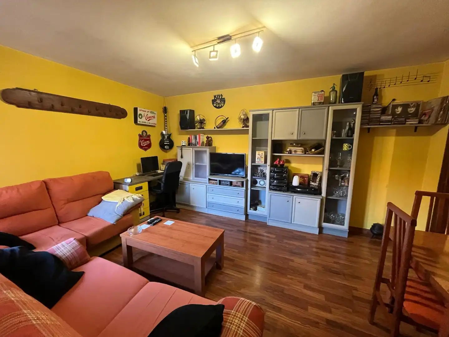 Sala d'estar de Apartament en venda en Cigales amb Calefacció
