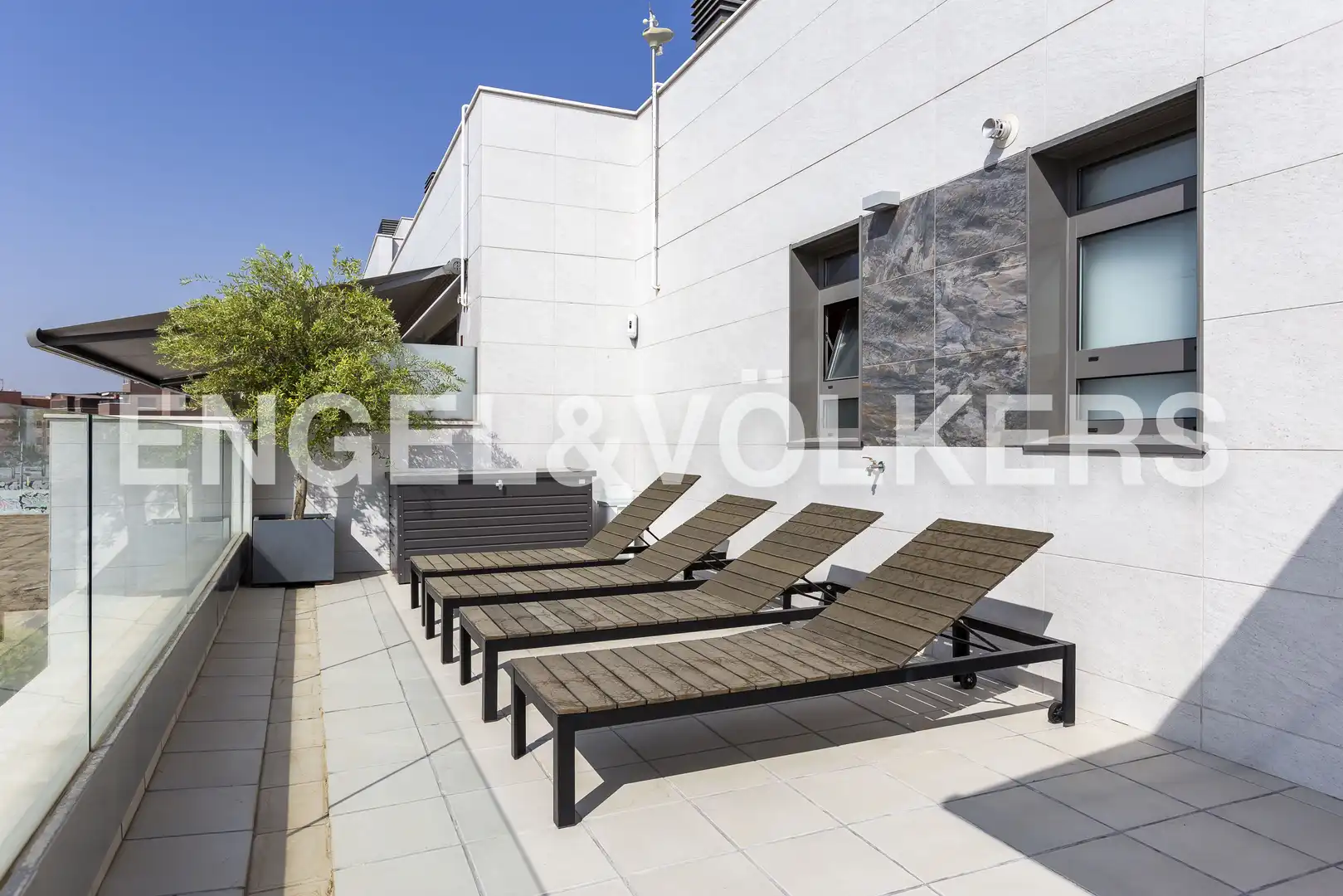 Terraza de Ático de alquiler en Madrid con Aire acondicionado, Calefacción y Terraza