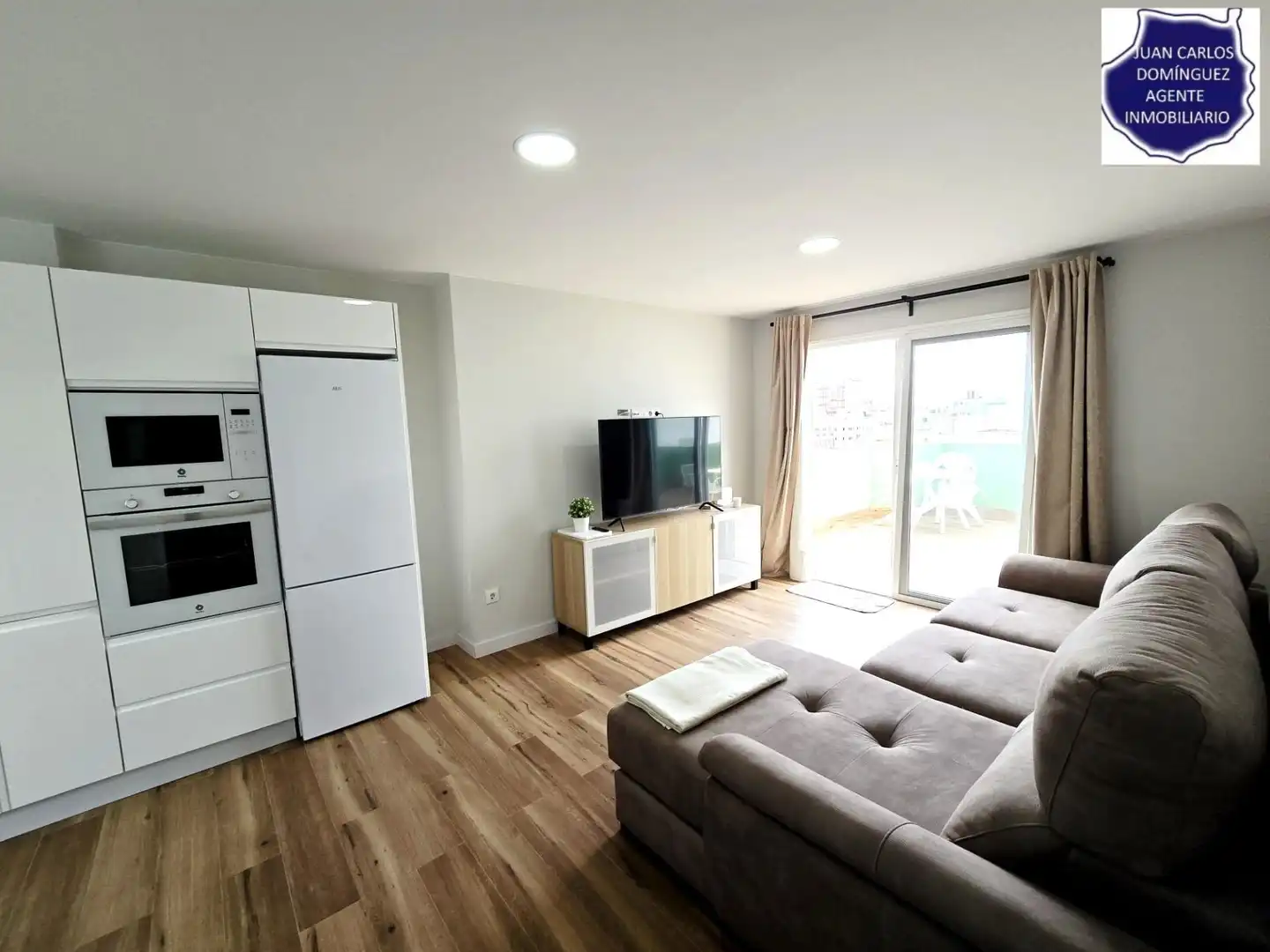 Sala de estar de Apartamento de alquiler en Las Palmas de Gran Canaria con Terraza y Amueblado