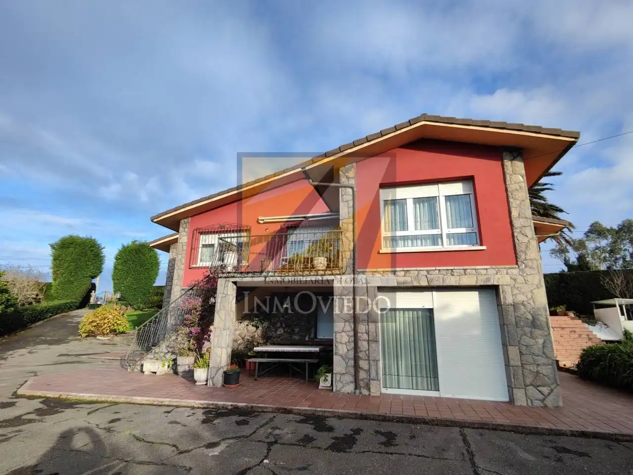 Exterior view of Houses for sale in Carreño  with Heating, Private garden and Parquet flooring