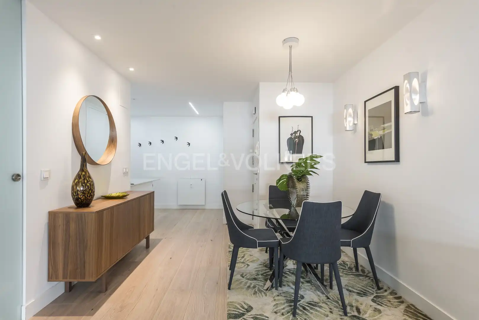 Comedor de Piso de alquiler en Madrid con Aire acondicionado, Calefacción y Amueblado