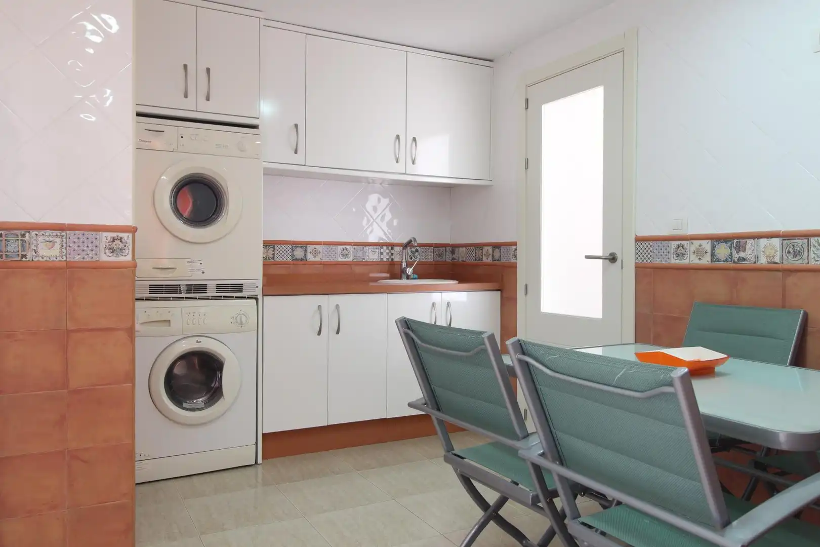 Cocina de Apartamento en venta en Cullera con Calefacción, Jardín privado y Terraza