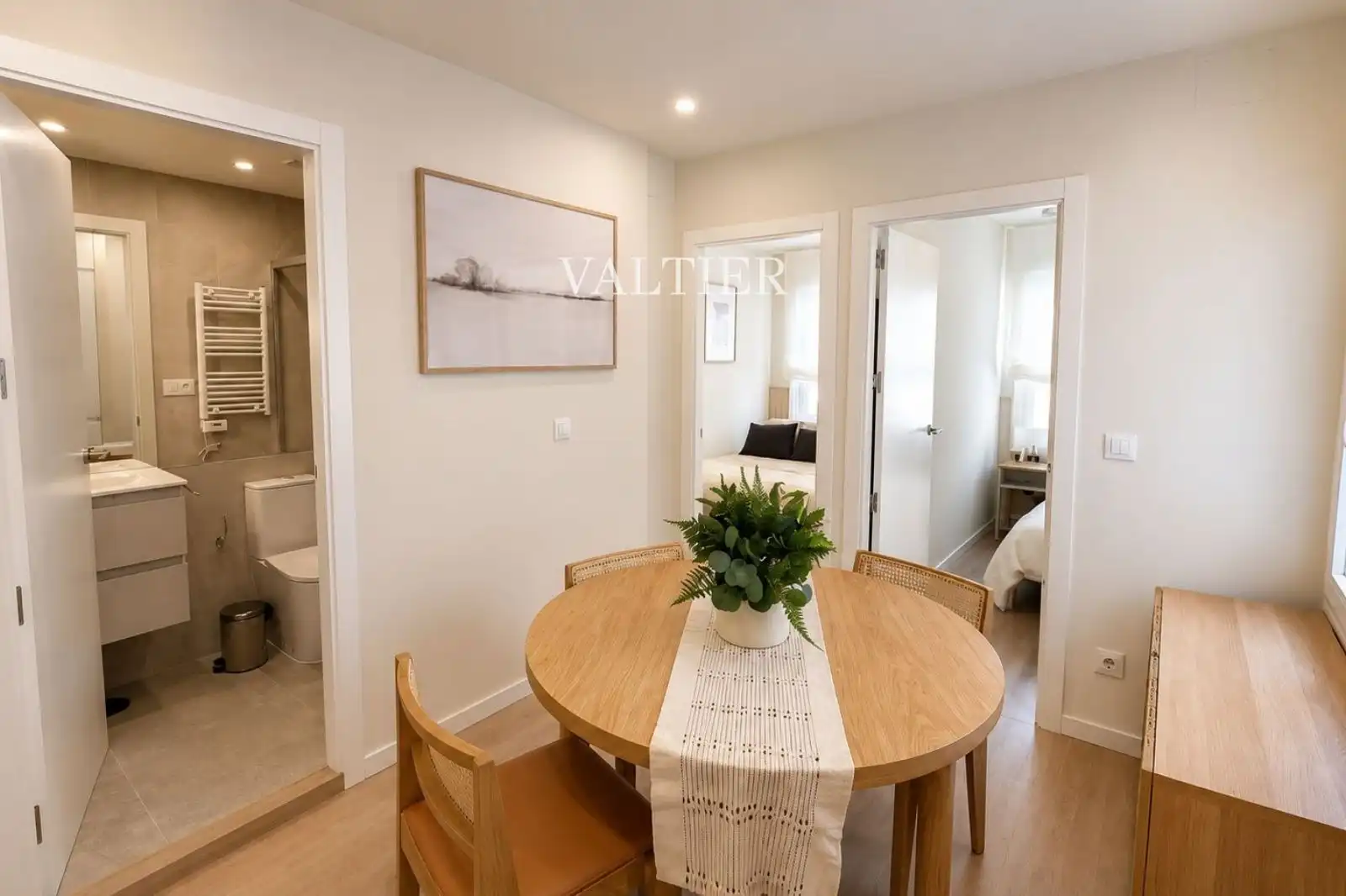 Dining room of Flat for rent in Madrid  with Air Conditioner, Heating and Furnished