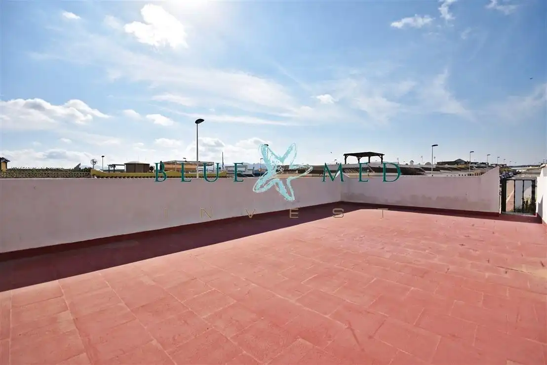Terraza de Casa o chalet en venta en Mazarrón con Jardín privado, Terraza y Piscina