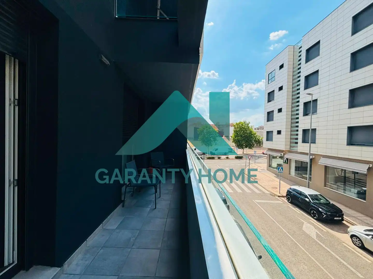 Terraza de Piso de alquiler en Cáceres con Amueblado y Piscina comunitaria