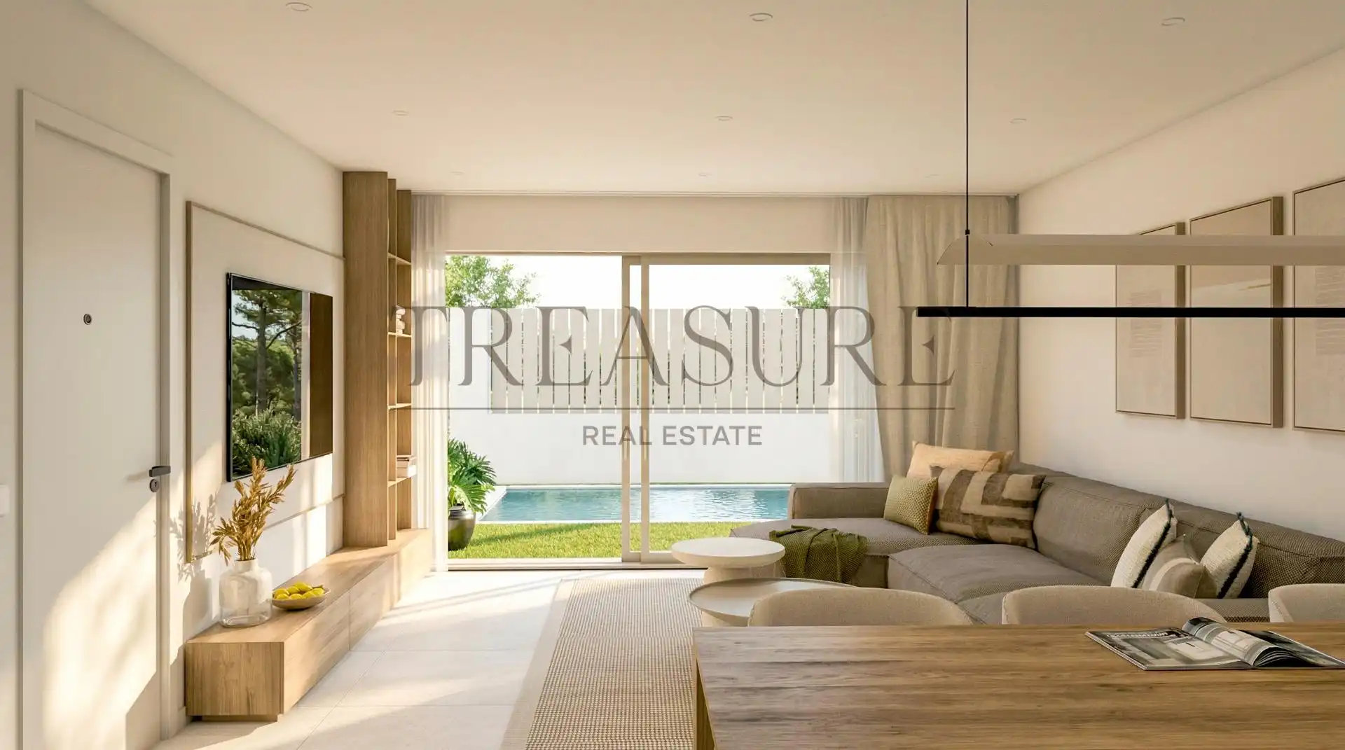 Sala de estar de Casa adosada en venta en Murcia con Calefacción, Jardín privado y Terraza